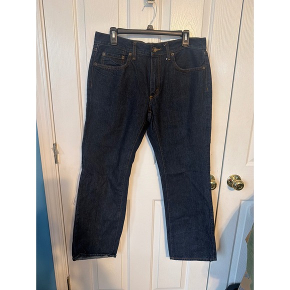 Sonoma Goods For Life Other - Sonoma Life Style Mens Dark Wash Straight Leg Denim Jeans 33x30 Indigo Cotton